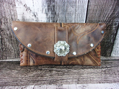 Wallet/Card Holder WC04 handcrafted from cowboy boots. Shop Handbags, Wallets & Cases at and buy the best card holder, country centerpiece, Country Chic, country style, Cowgirl Chic, cowgirl gift, cowgirl style, unique gift for her, wallet at Chris Thompson Bags.