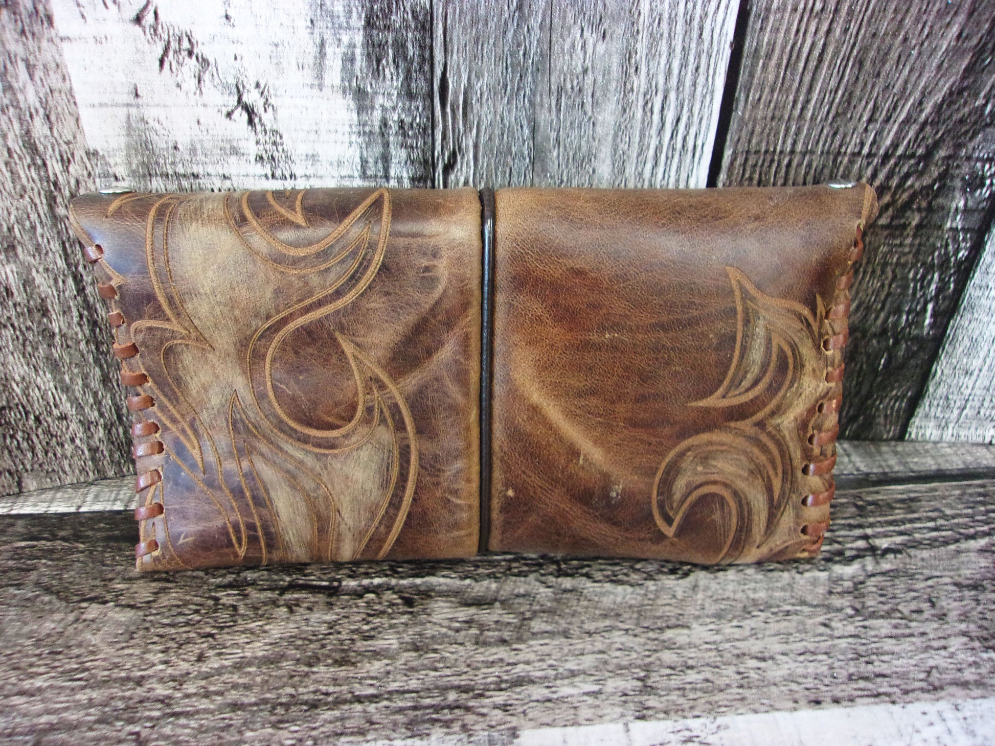 Wallet/Card Holder WC04 handcrafted from cowboy boots. Shop Handbags, Wallets & Cases at and buy the best card holder, country centerpiece, Country Chic, country style, Cowgirl Chic, cowgirl gift, cowgirl style, unique gift for her, wallet at Chris Thompson Bags.