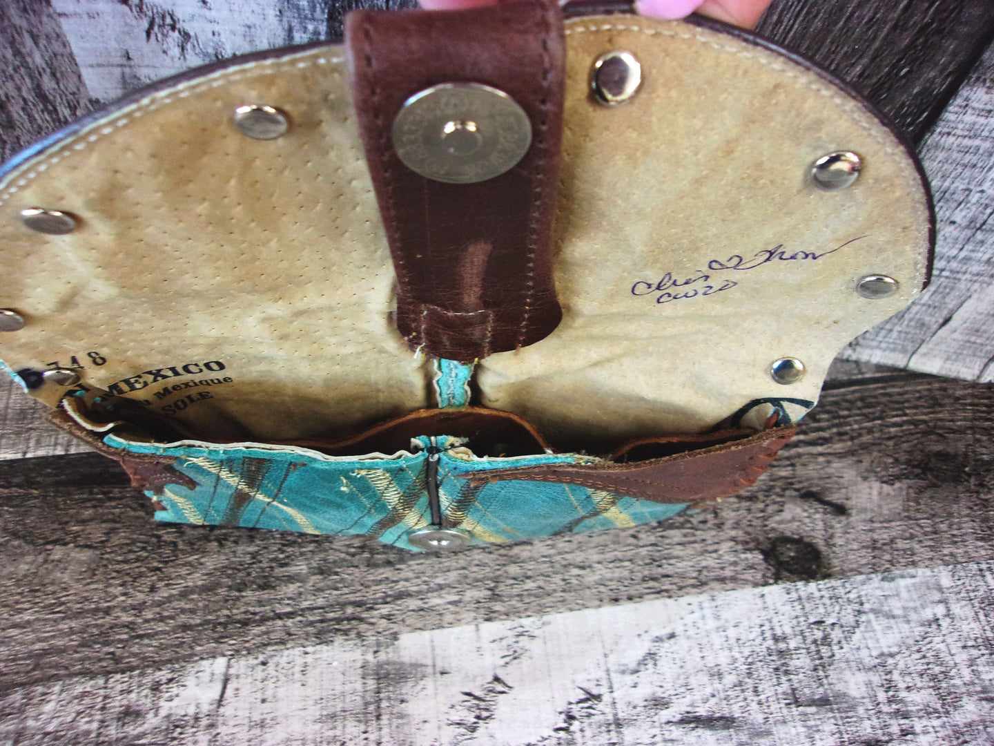 Wallet/Card Holder WC20 handcrafted from cowboy boots. Shop Handbags, Wallets & Cases at ChrisThompsonBags.com and buy the best card holder, country centerpiece, Country Chic, country style, Cowgirl Chic, cowgirl gift, cowgirl style, unique gift for her, wallet at Chris Thompson Bags.