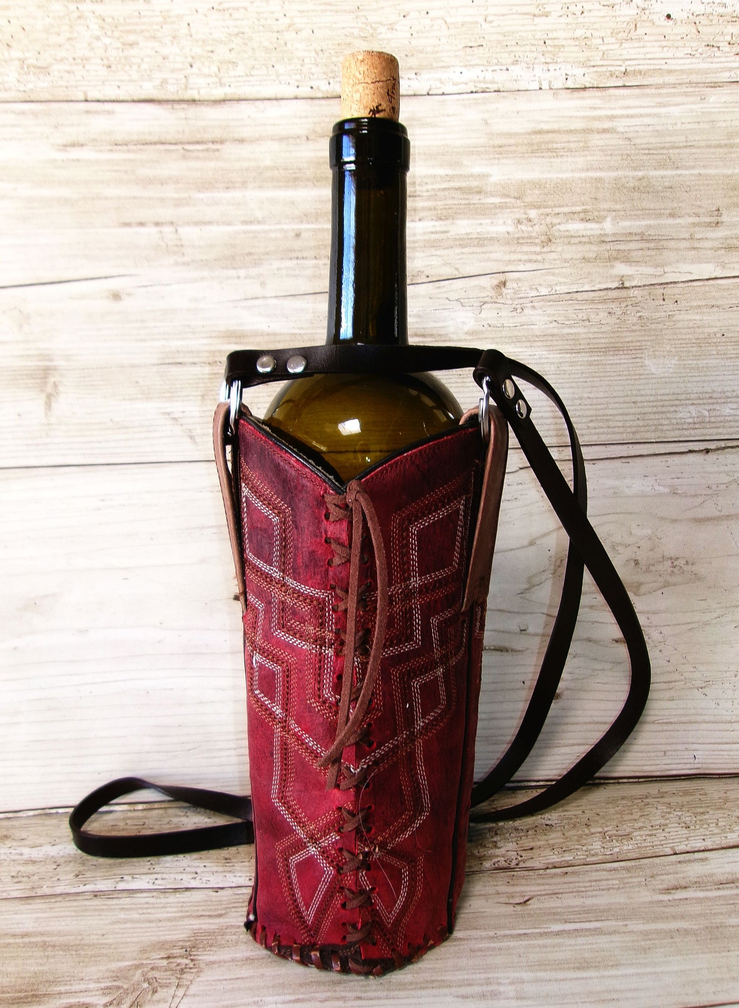 Cowboy Boot Wine Water Tote WA49