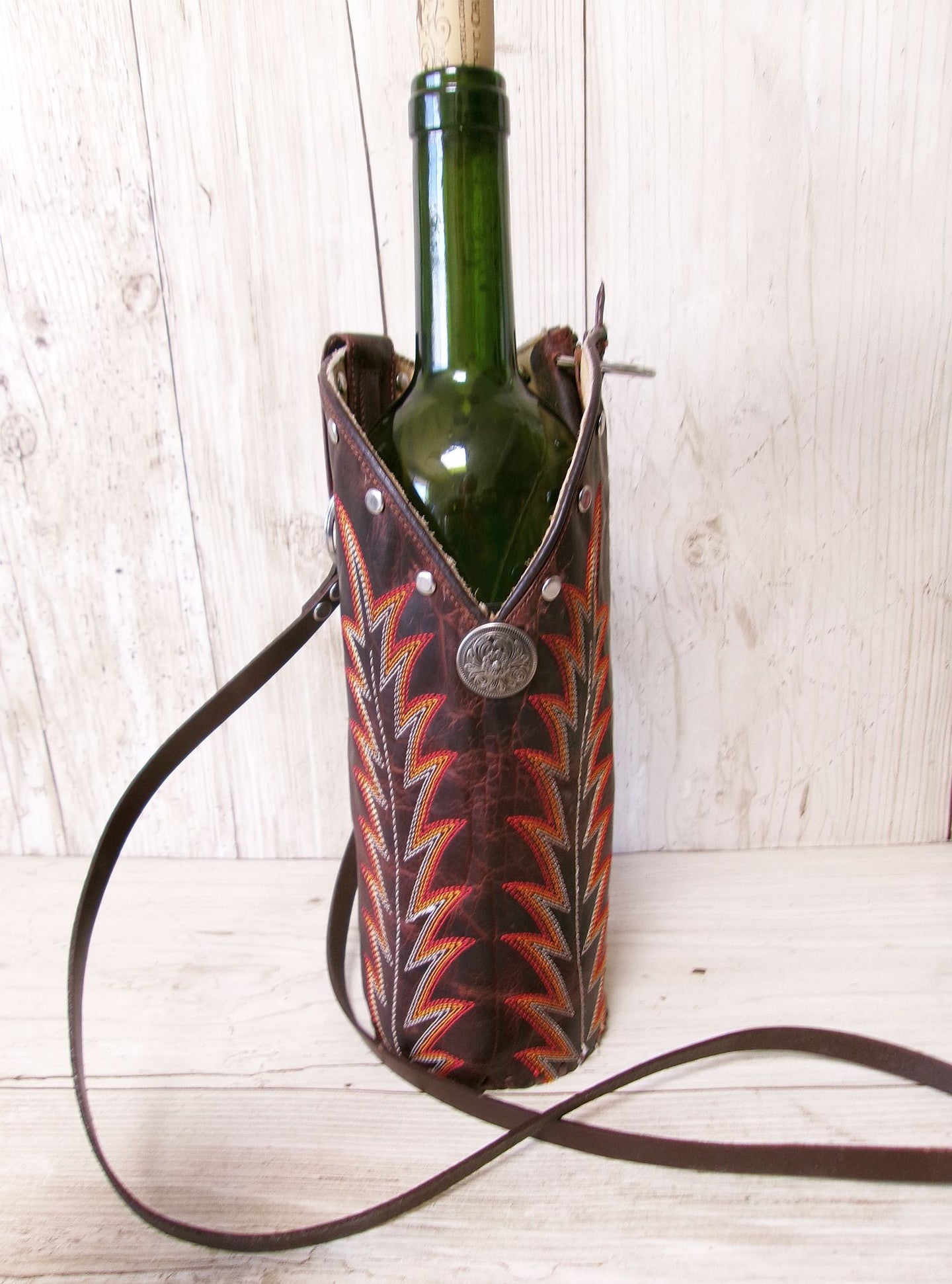 Cowboy Boot Wine Water Tote WA56