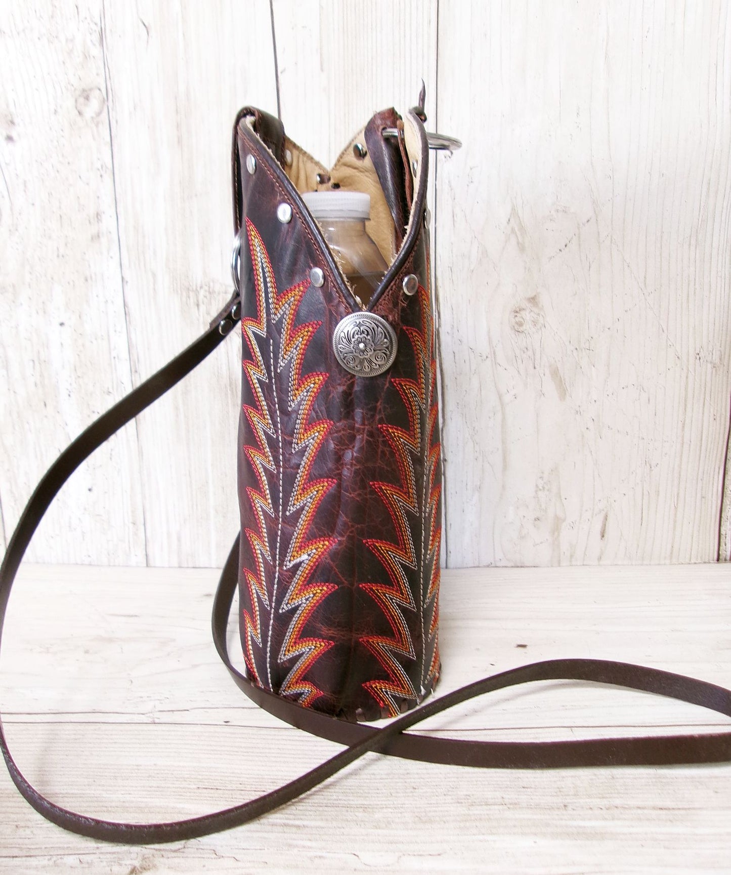 Cowboy Boot Wine Water Tote WA56
