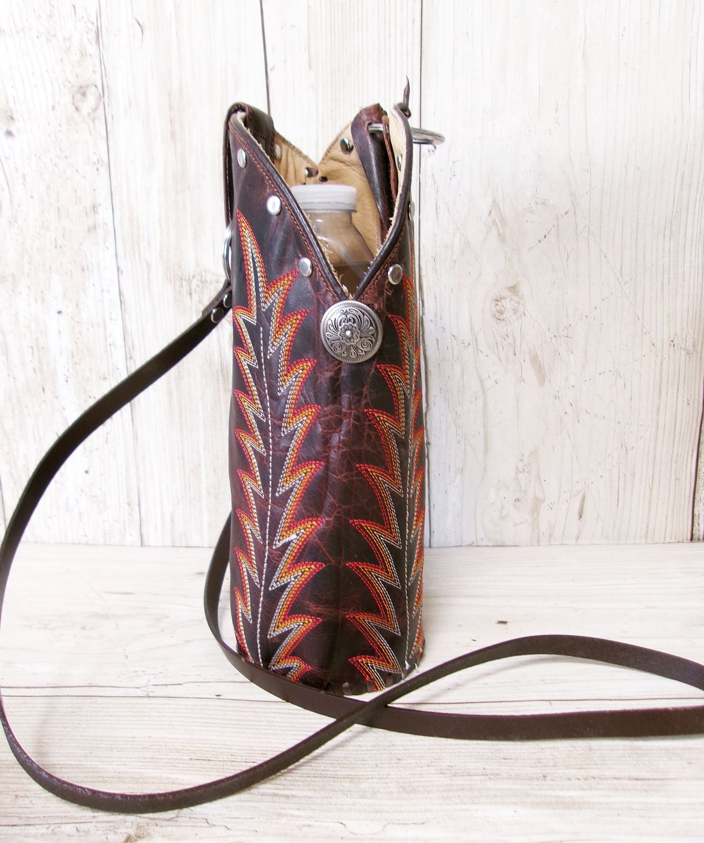 Cowboy Boot Wine Water Tote WA56