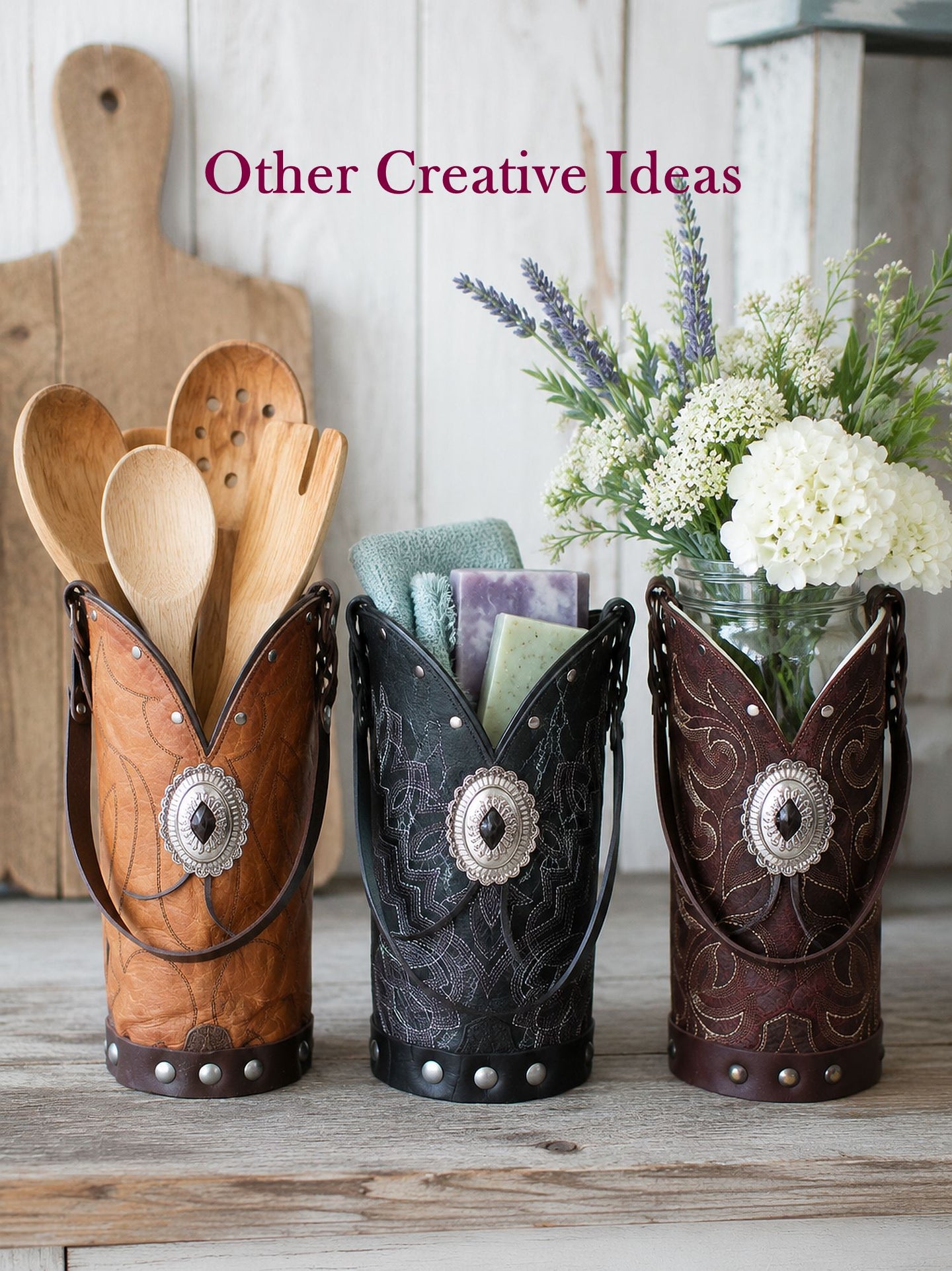 Cowboy Boot Wine Tote wt911