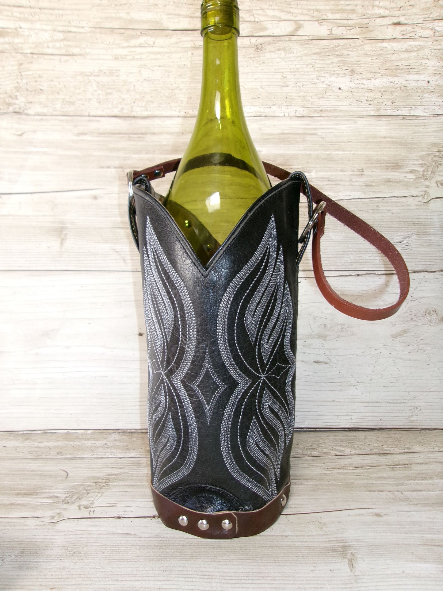 Cowboy Boot Wine Tote wt692