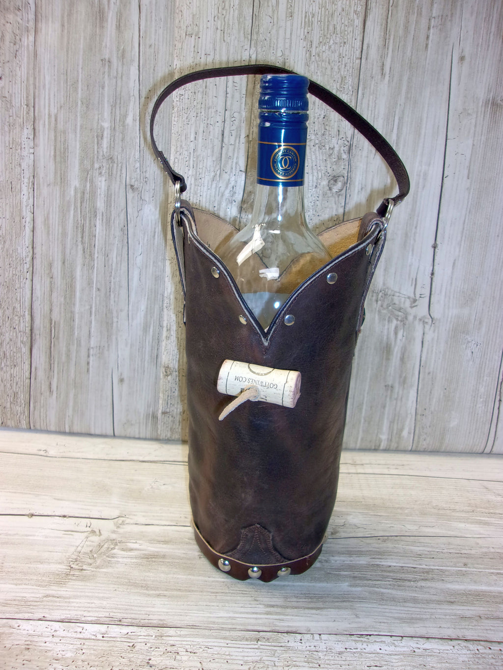 Cowboy Boot Wine Tote wt766