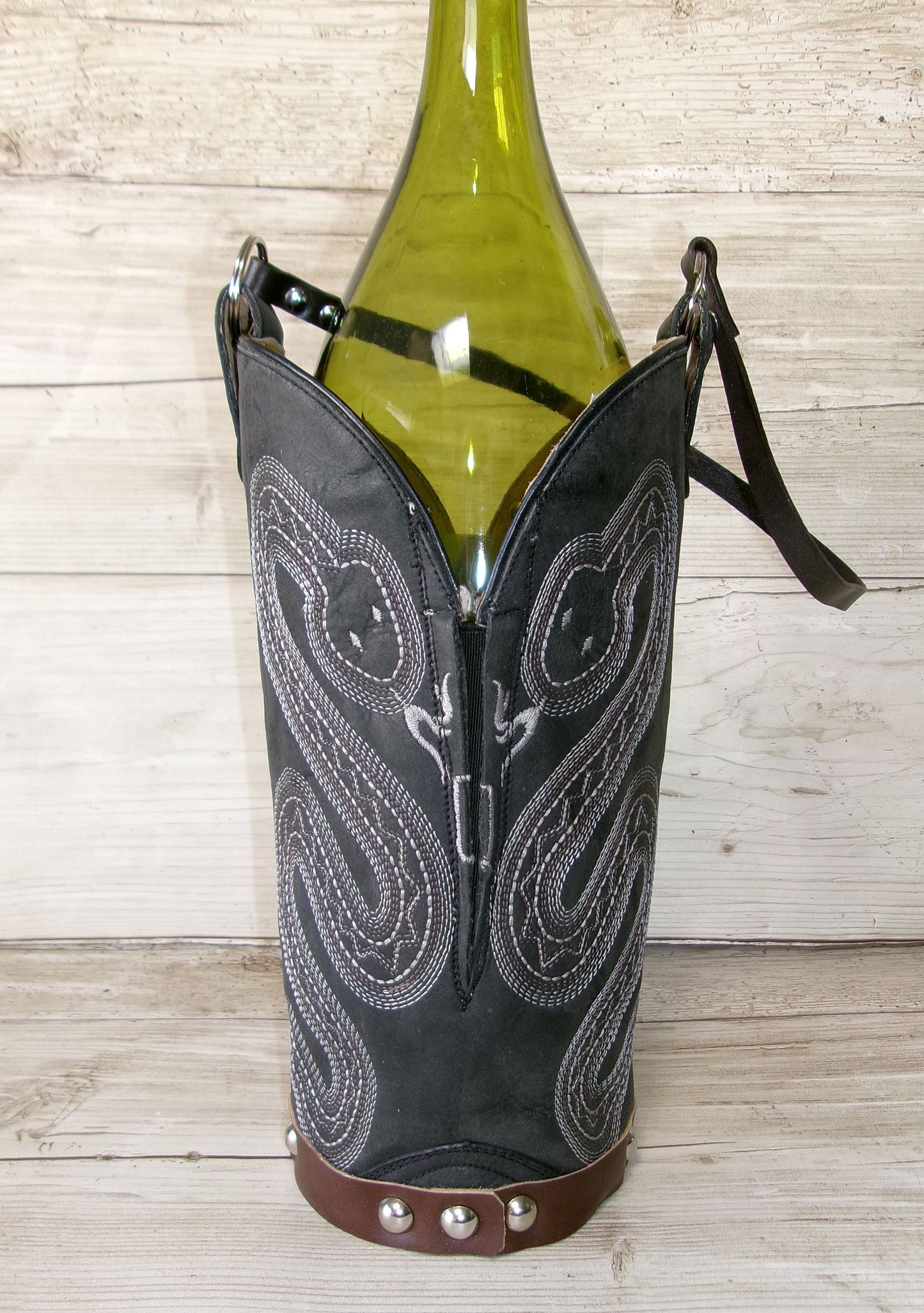 Cowboy Boot Wine Tote wt769