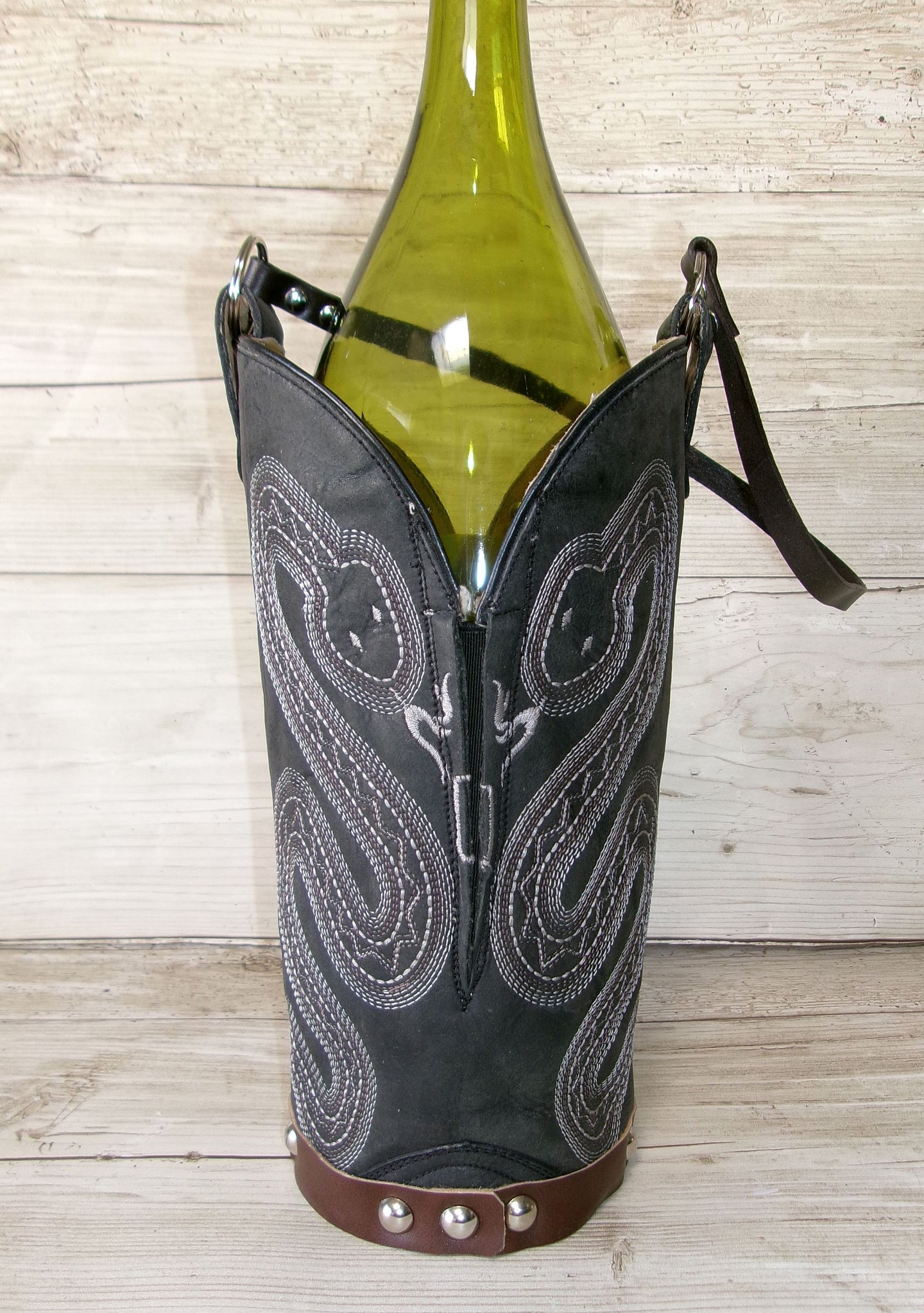 Cowboy Boot Wine Tote wt769