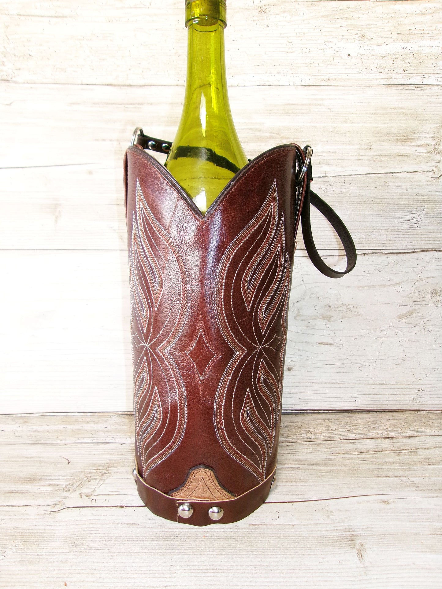 Cowboy Boot Wine Tote wt777