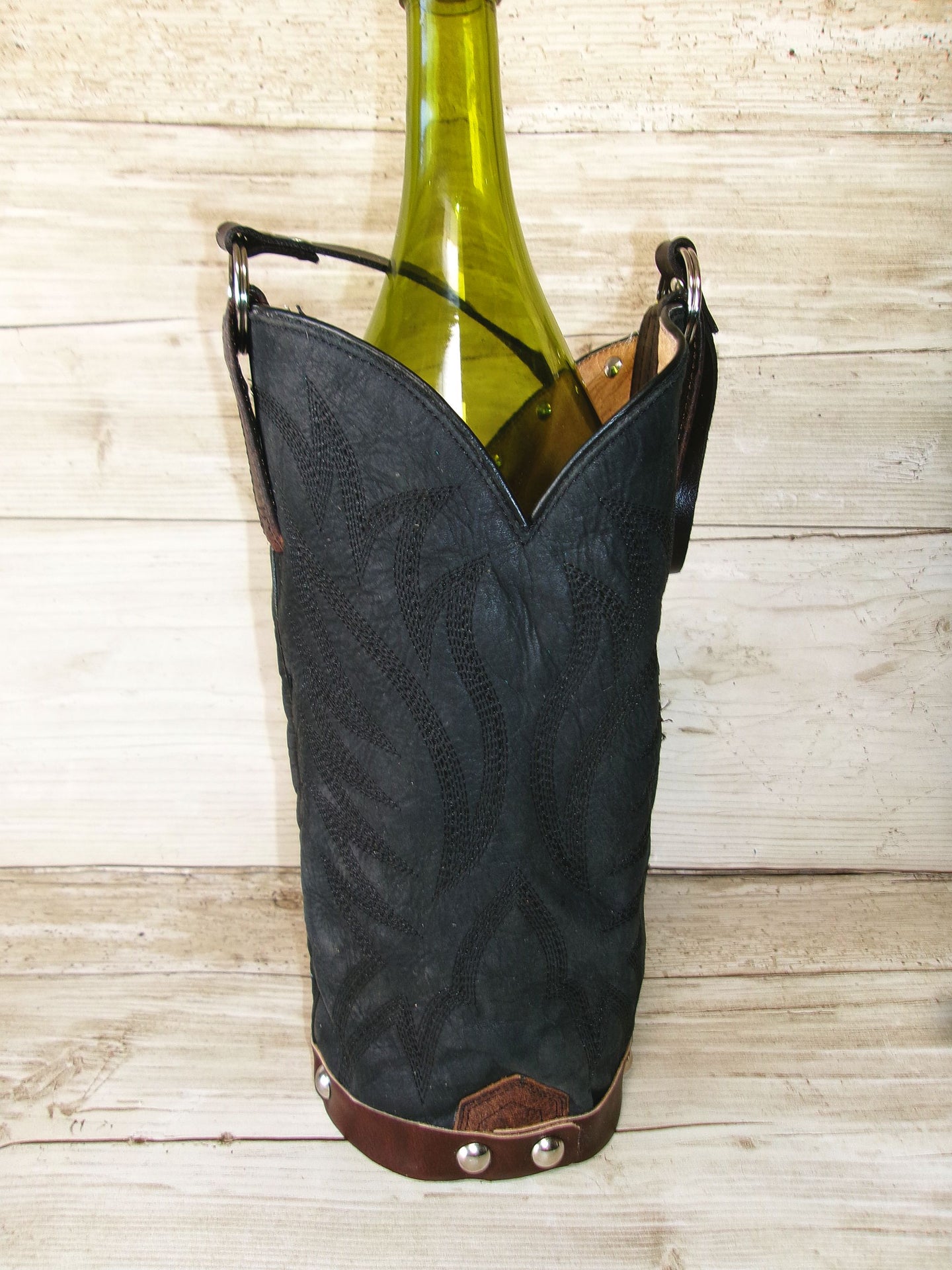 Cowboy Boot Wine Tote wt821
