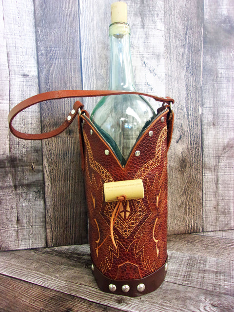 Cowboy Boot Wine Tote wt827