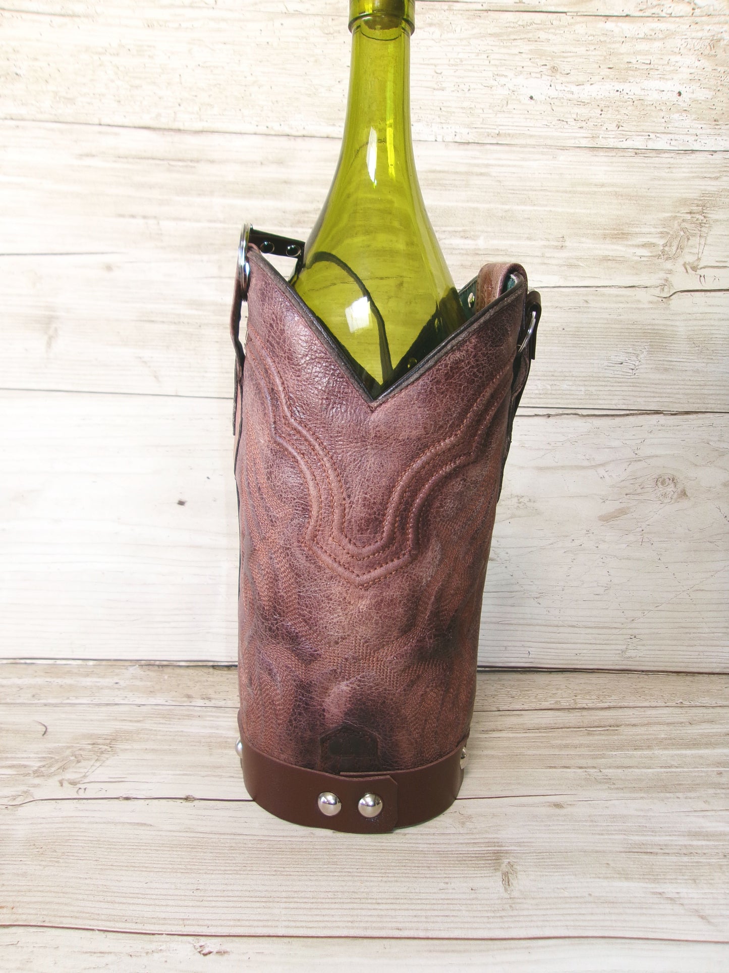 Cowboy Boot Wine Tote wt834