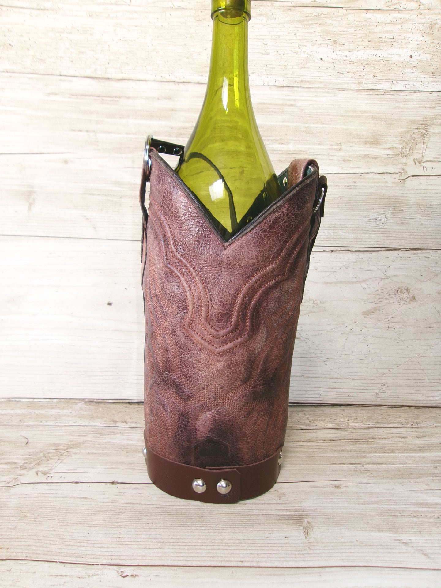 Cowboy Boot Wine Tote wt834