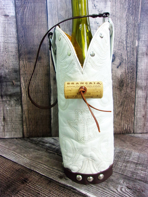 Cowboy Boot Wine Tote wt836