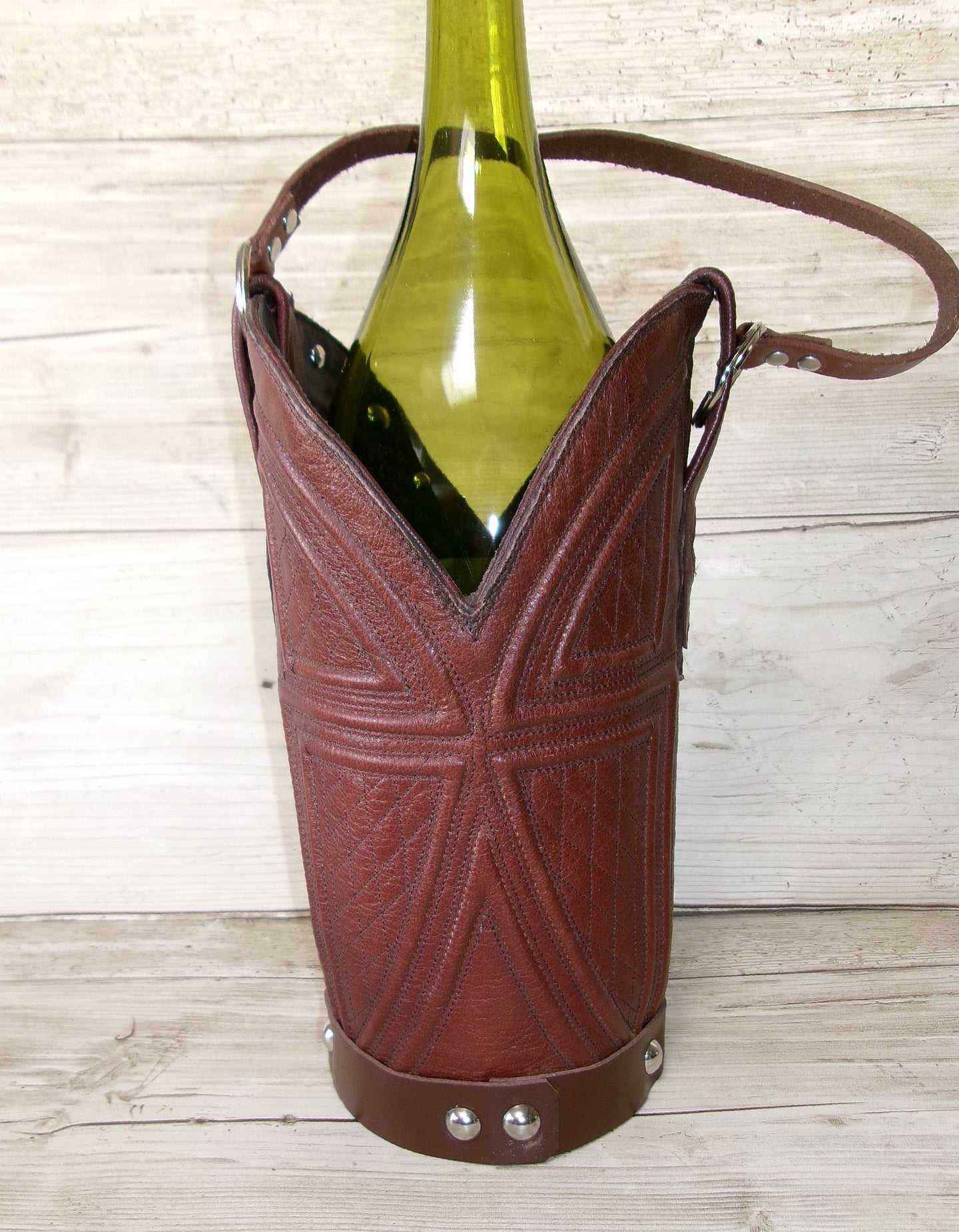 Cowboy Boot Wine Tote wt839
