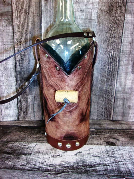 Cowboy Boot Wine Tote wt859