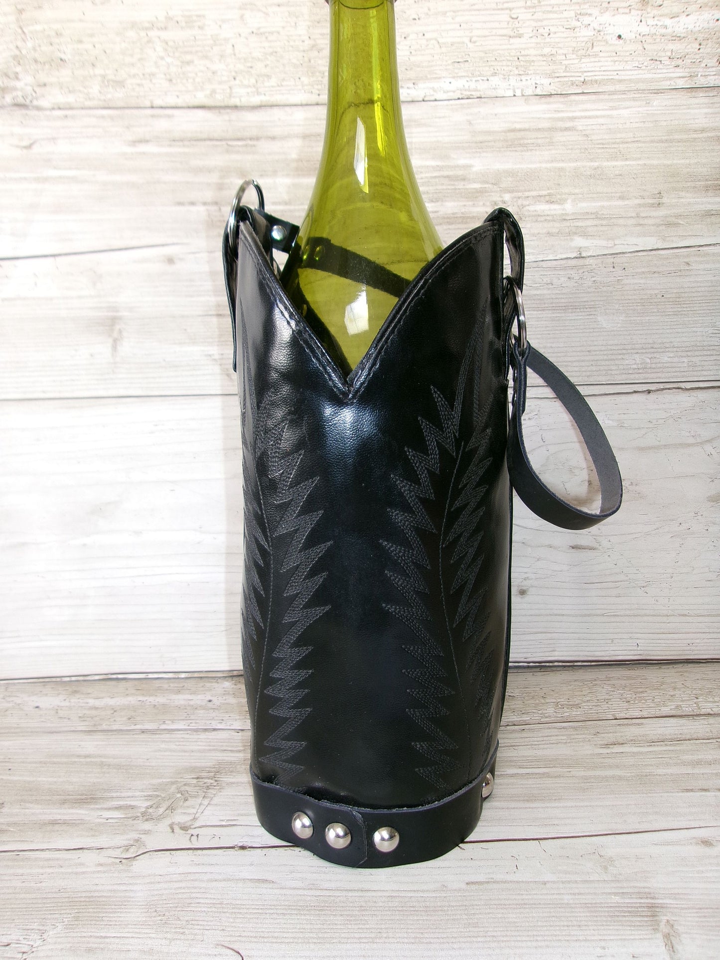 Cowboy Boot Wine Tote wt864