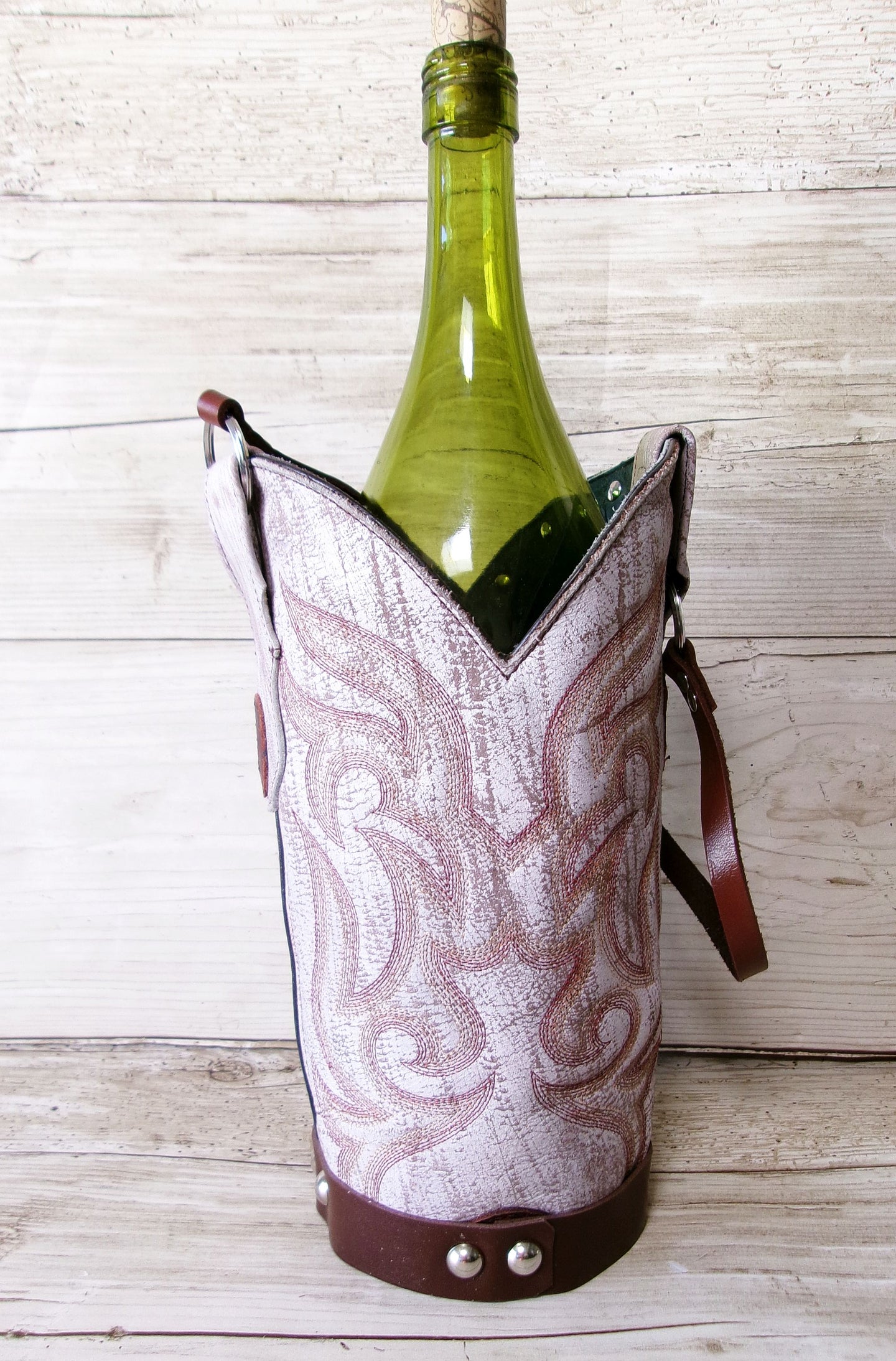 Cowboy Boot Wine Tote wt865