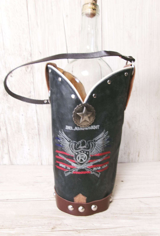Cowboy Boot Wine Tote wt911