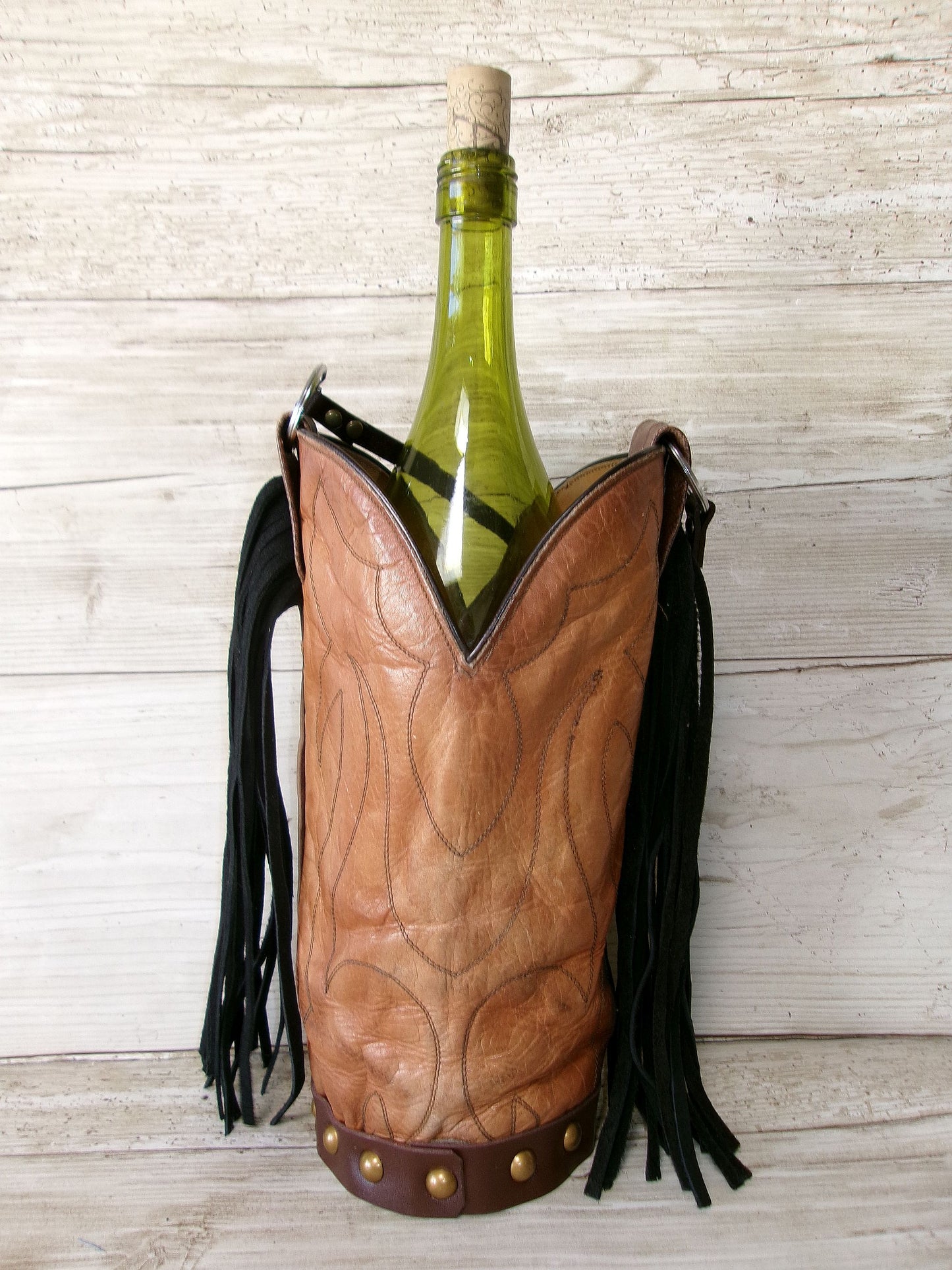 Cowboy Boot Wine Tote wt920