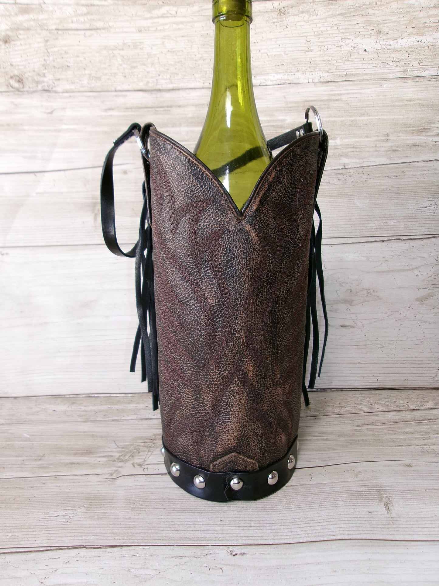 Cowboy Boot Wine Tote wt925