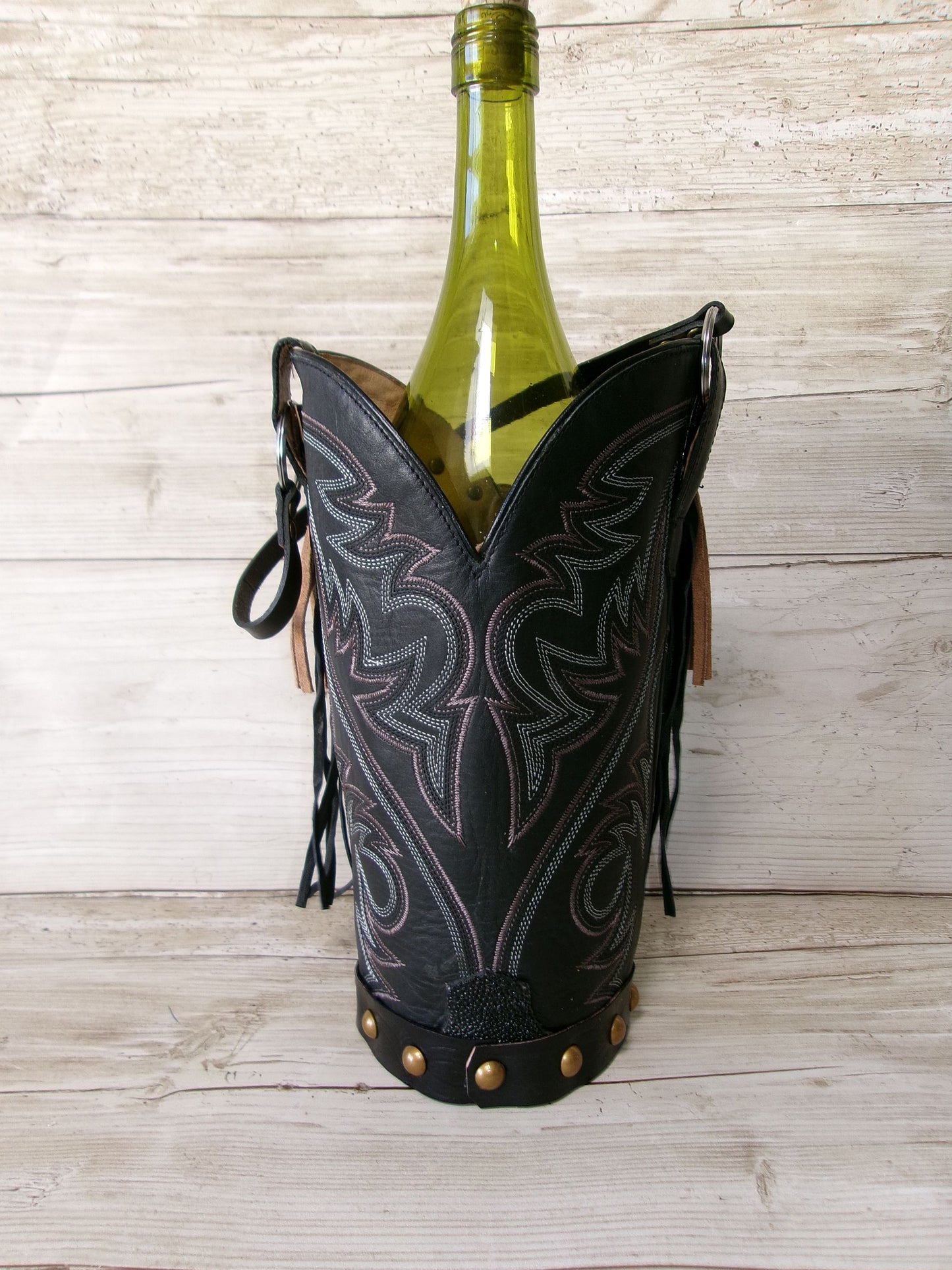 Cowboy Boot Wine Tote wt926
