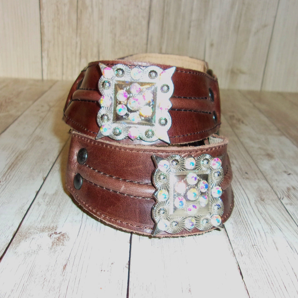Boot Decoration - Boot Wrap - Boot Bling - Boot Jewelry - Boot Bracelet (Pair) wr03 cowboy boot purses, western fringe purse, handmade leather purses, boot purse, handmade western purse, custom leather handbags Chris Thompson Bags