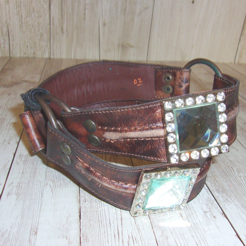 Boot Decorations - Boot Wraps - Boot Bling - Boot Jewelry - Boot Bracelet (Pair) wr02 cowboy boot purses, western fringe purse, handmade leather purses, boot purse, handmade western purse, custom leather handbags Chris Thompson Bags