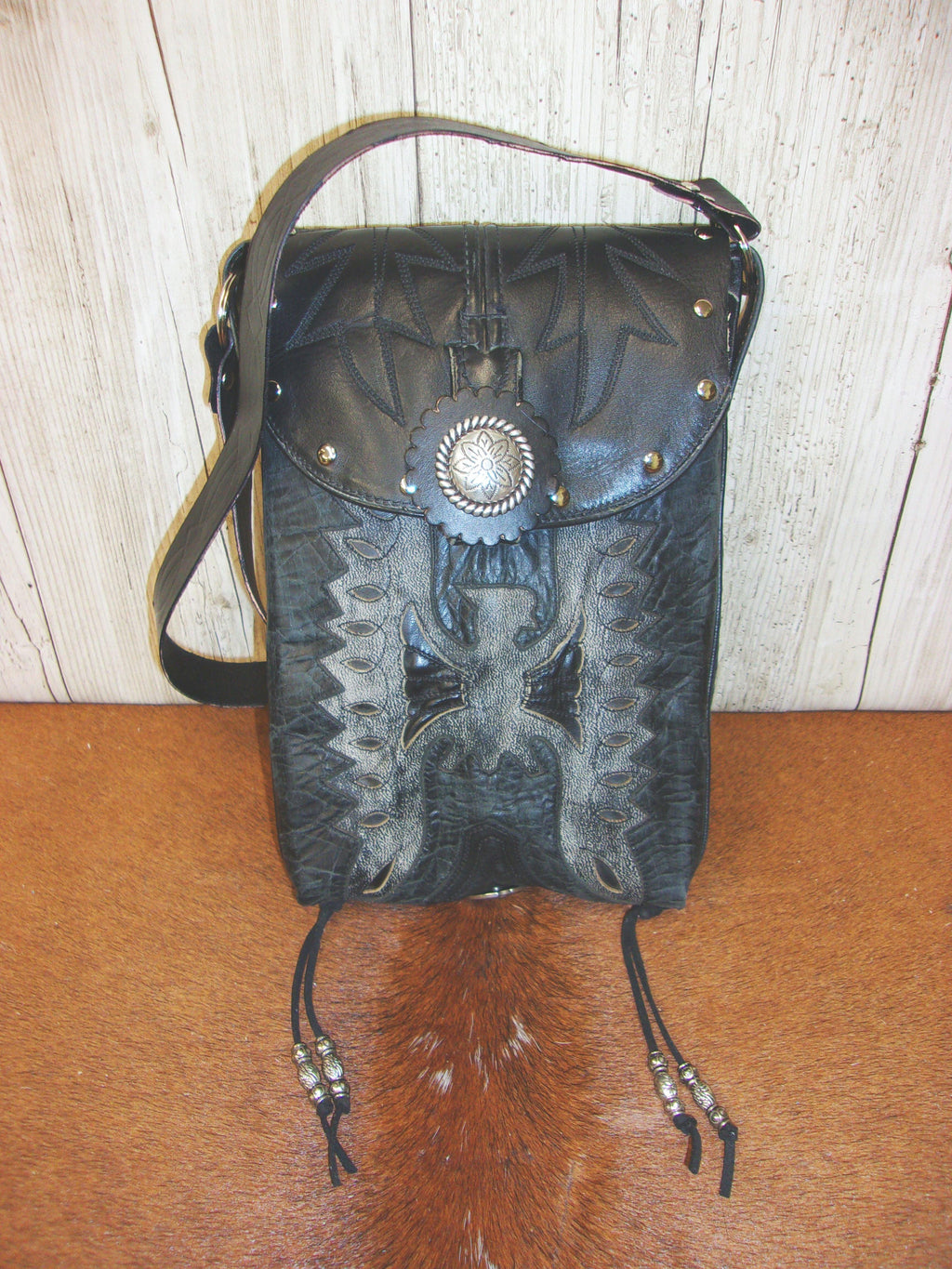 Cowboy Boot Concealed Carry Purse - Crossbody Conceal Carry Purse CB157 cowboy boot purses, western fringe purse, handmade leather purses, boot purse, handmade western purse, custom leather handbags Chris Thompson Bags