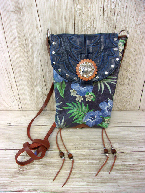 Cowboy Boot Crossbody Hipster Purse HP866