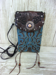 Cowboy Boot Crossbody Hipster Purse HP868