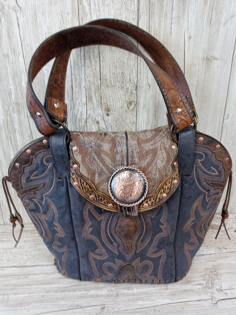 Double Cowboy Boot Purse DB331.1