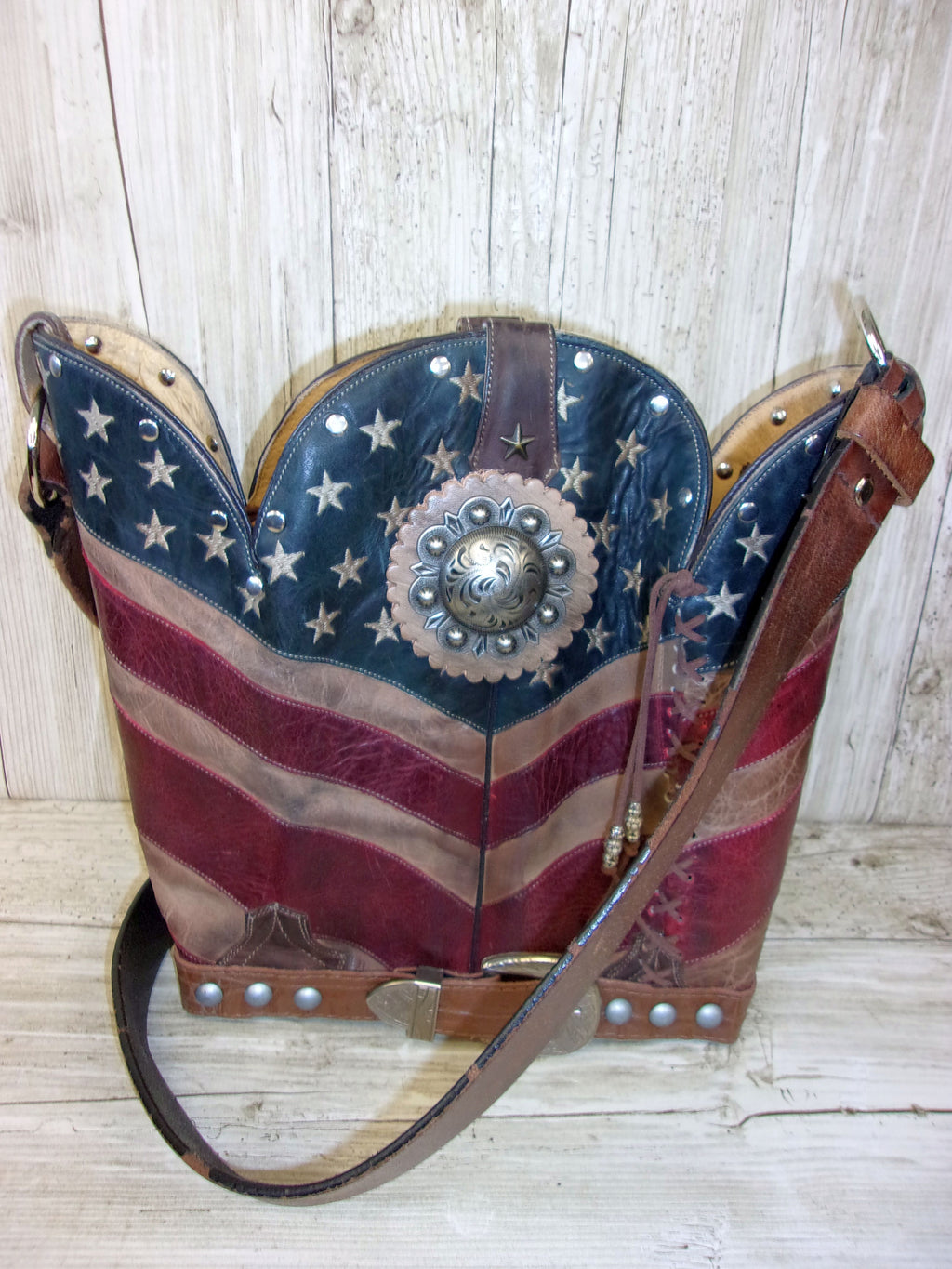 Cowboy Boot Purse - Handmade Leather Purse - Western Leather Purse BK124 Chris Thompson Bags