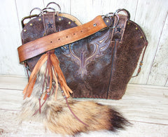 Double Cowboy Boot Purse DB321