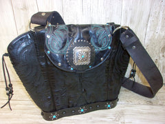 Double Cowboy Boot Purse DB330