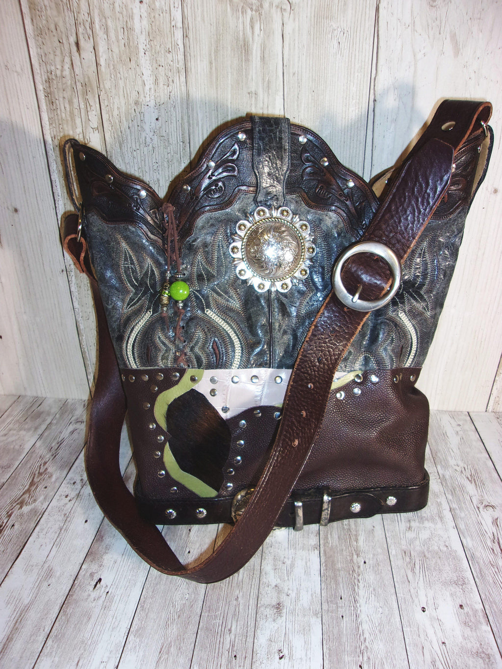 Handmade Leather Purse - Cowboy Boot Purse - Western Leather Purse TS255 cowboy boot purses, western fringe purse, handmade leather purses, boot purse, handmade western purse, custom leather handbags Chris Thompson Bags