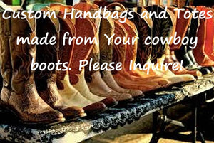 Handmade Leather Purse - Cowboy Boot Purse - Western Leather Purse TS257 cowboy boot purses, western fringe purse, handmade leather purses, boot purse, handmade western purse, custom leather handbags Chris Thompson Bags