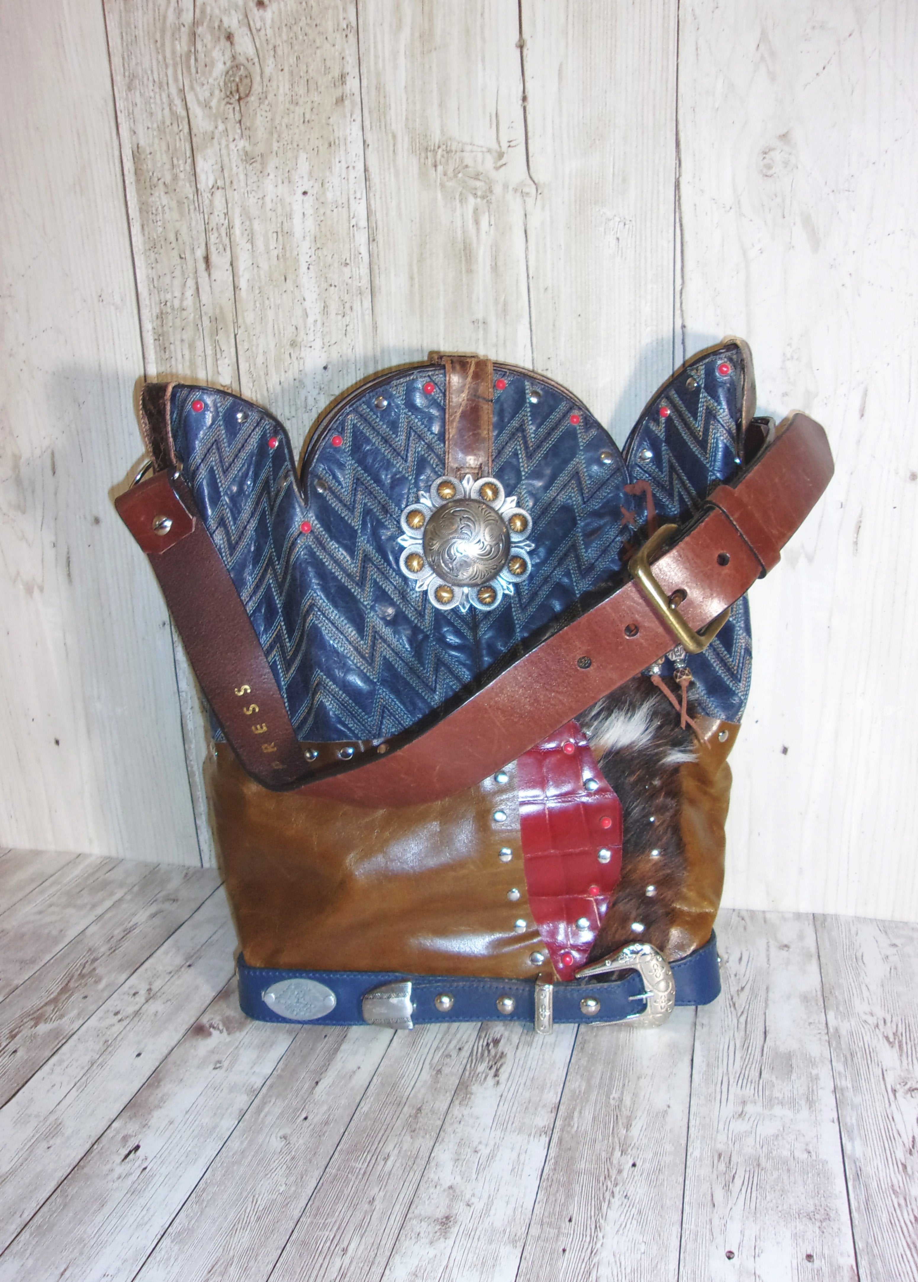 Handmade Leather Purse - Cowboy Boot Purse - Western Leather Purse TS260 cowboy boot purses, western fringe purse, handmade leather purses, boot purse, handmade western purse, custom leather handbags Chris Thompson Bags