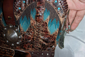 Handmade Leather Purse - Cowboy Boot Purse - Western Leather Purse TS280 cowboy boot purses, western fringe purse, handmade leather purses, boot purse, handmade western purse, custom leather handbags Chris Thompson Bags