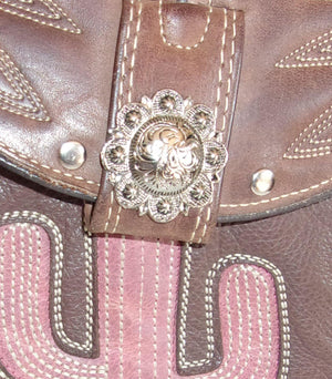 Small Western Purse - Cowboy Boot Purse - Small Leather Bag - Sporran Kilt Bag sm73 cowboy boot purses, western fringe purse, handmade leather purses, boot purse, handmade western purse, custom leather handbags Chris Thompson Bags