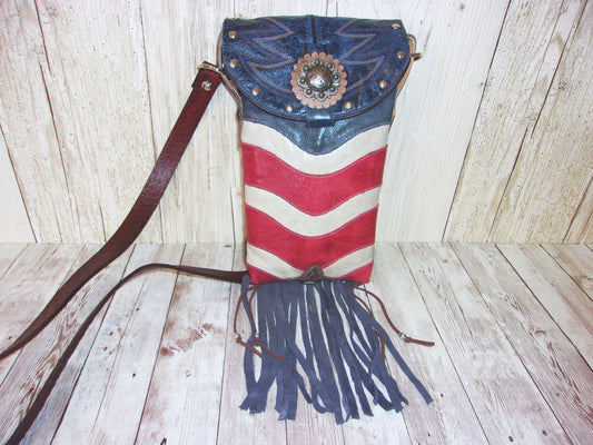 Small Concealed Carry Purse with Fringe CB90 handcrafted from cowboy boots. Shop Handbags at ChrisThompsonBags.com and buy the best 2nd amendment, conceal carry purse, concealed carry, concealed for her, concealedcarry purse, cowboy boot purse, cowgirl concealed, handgun bag, leather conceal bag, unique concealed, western conceal, western concealed at Chris Thompson Bags.