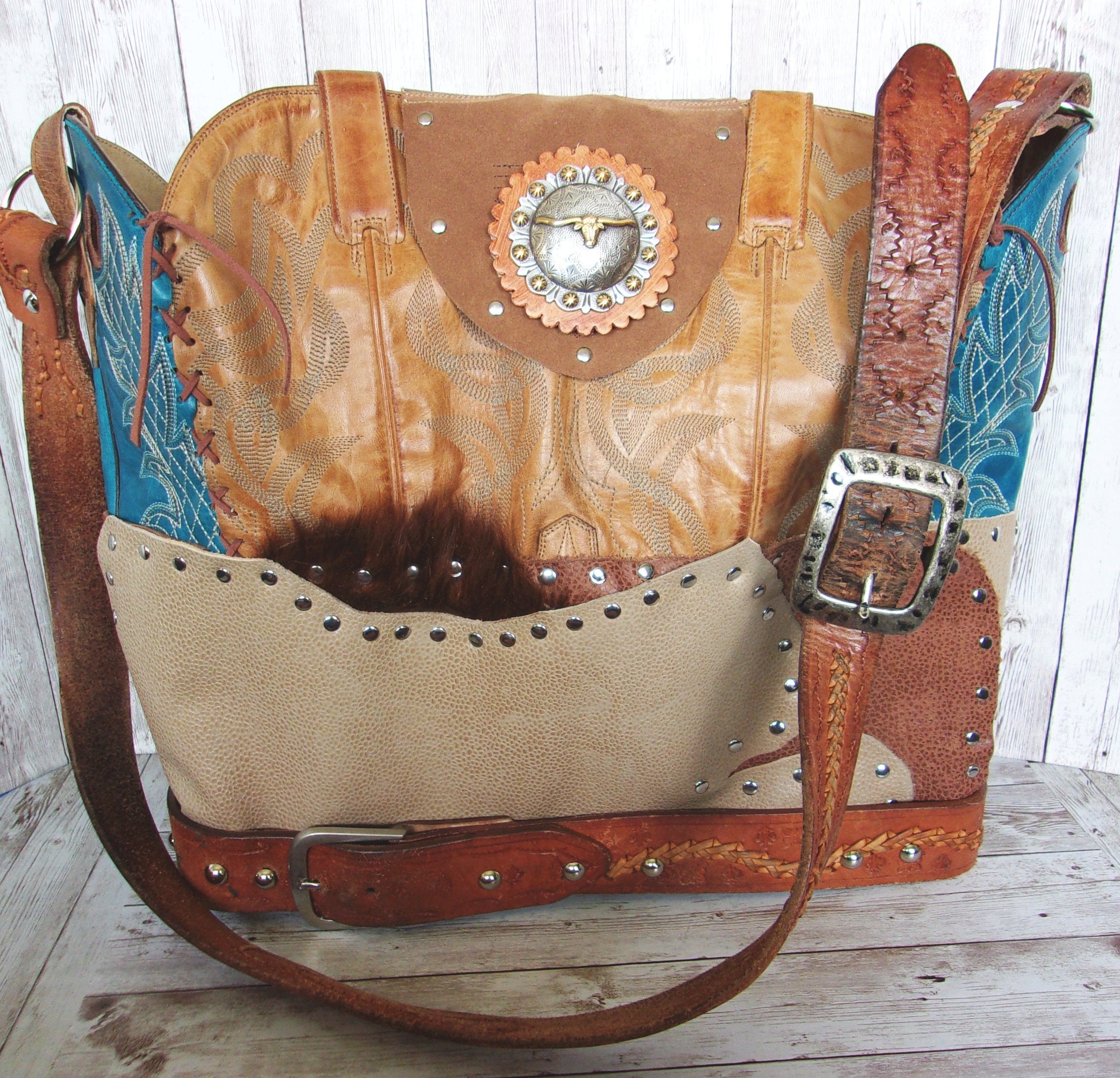 Western Laptop Tote - Extra Large Cowboy Boot Purse - Western Travel Bag LT38 cowboy boot purses, western fringe purse, handmade leather purses, boot purse, handmade western purse, custom leather handbags Chris Thompson Bags